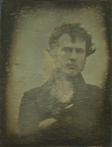 Robert Cornelius, auto-portrait, 1839